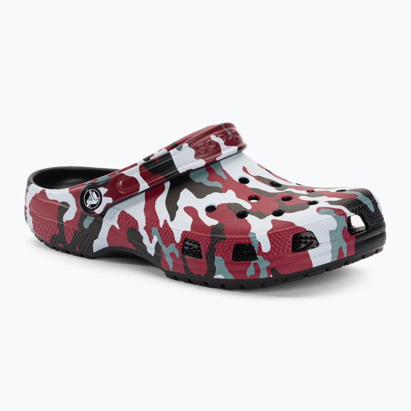 Crocs Classic Printed Camo Clog black/pepper flip-flops
