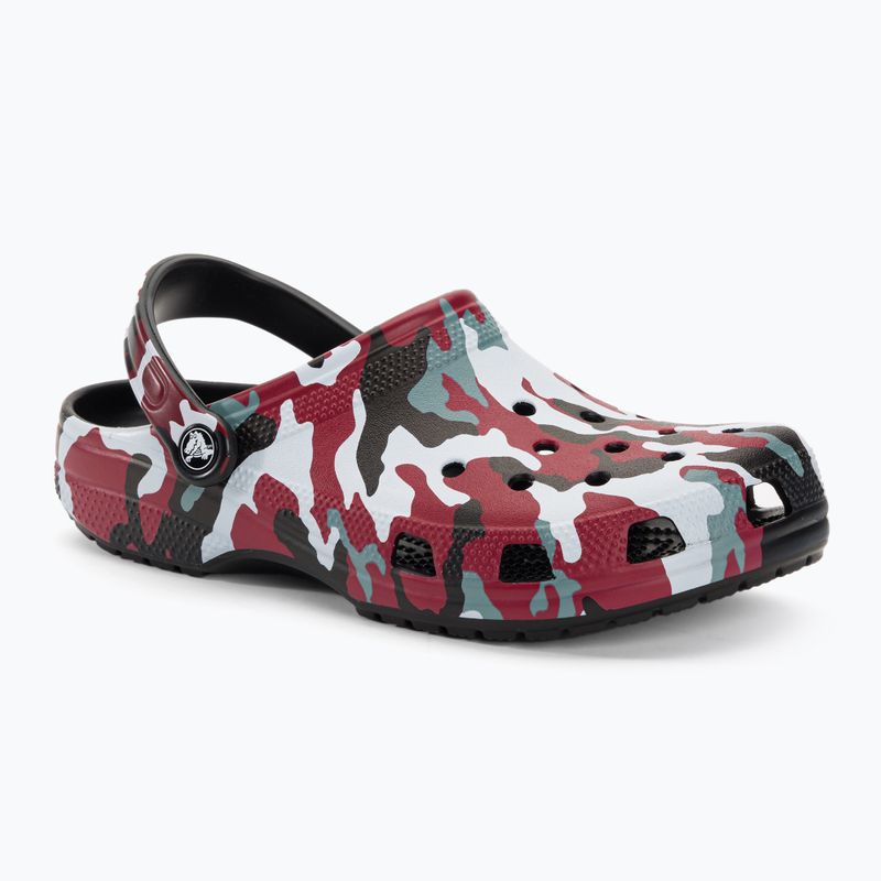 Crocs Classic Printed Camo Clog black/pepper flip-flops 2