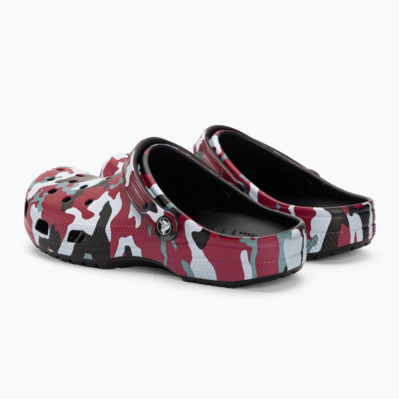 Crocs Classic Printed Camo Clog black/pepper flip-flops 4