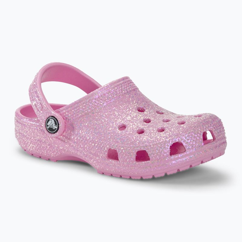 Crocs Classic Glitter Clog flamingo children's slides 2