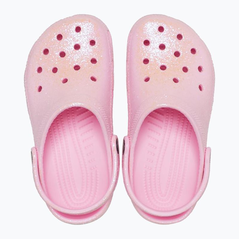 Crocs Classic Glitter Clog flamingo children's slides 12