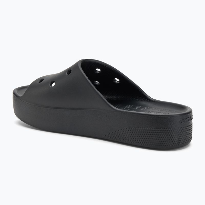 Women's Crocs Classic Platform flip-flops black 3