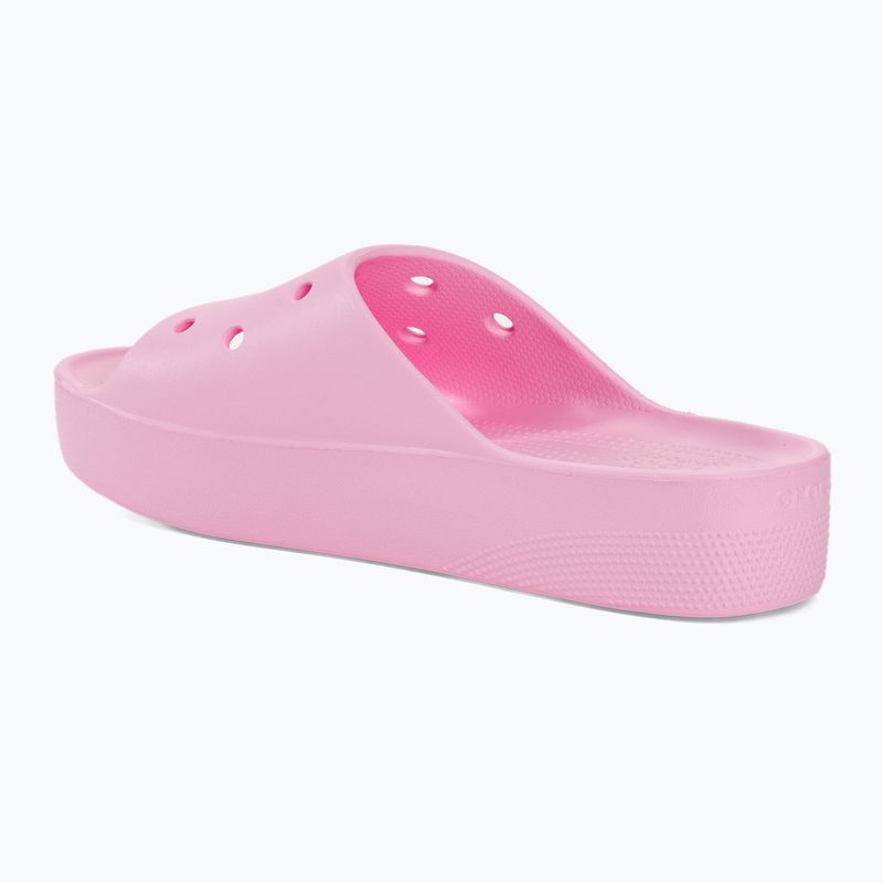 Women's Crocs Classic Platform flamingo slides 3