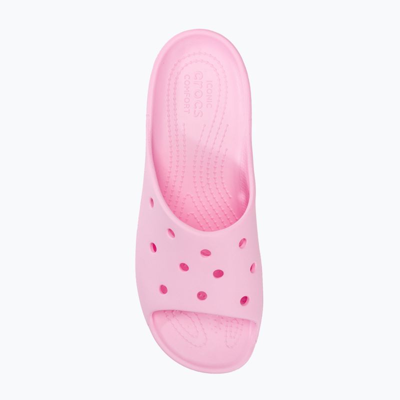 Women's Crocs Classic Platform flamingo slides 5