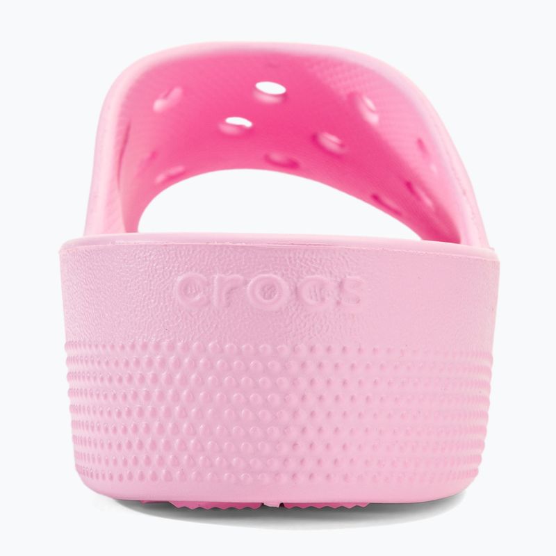 Women's Crocs Classic Platform flamingo slides 6