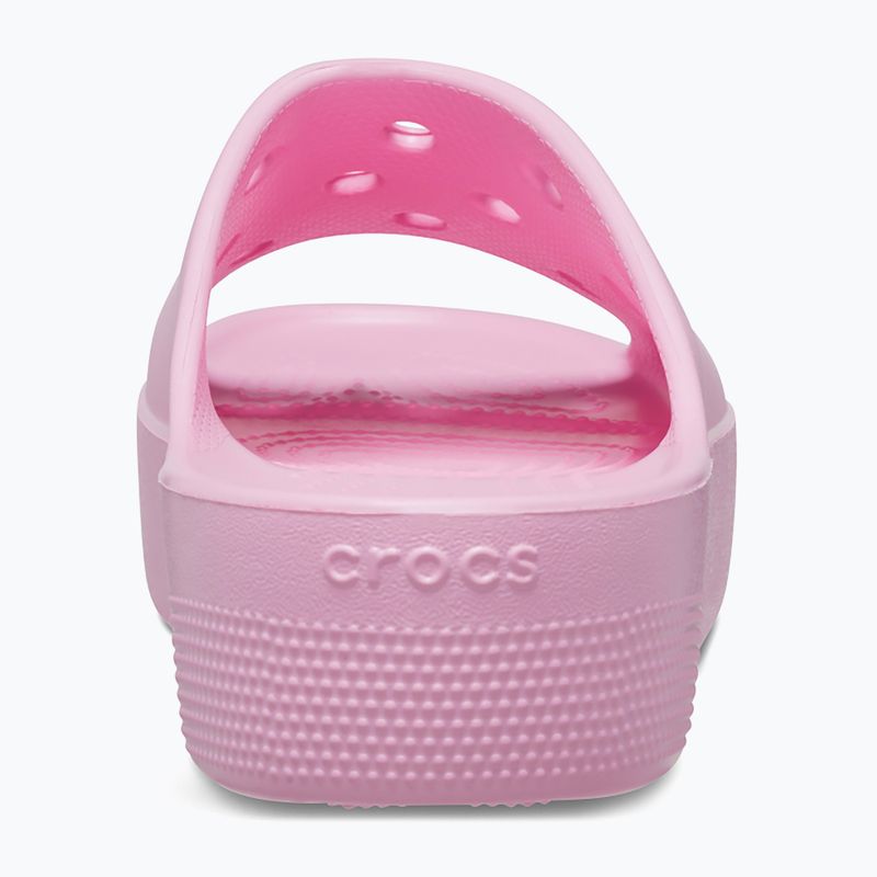Women's Crocs Classic Platform flamingo slides 10