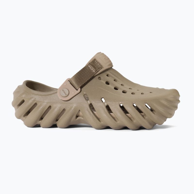 Crocs Echo Clog Kids khaki slides 3