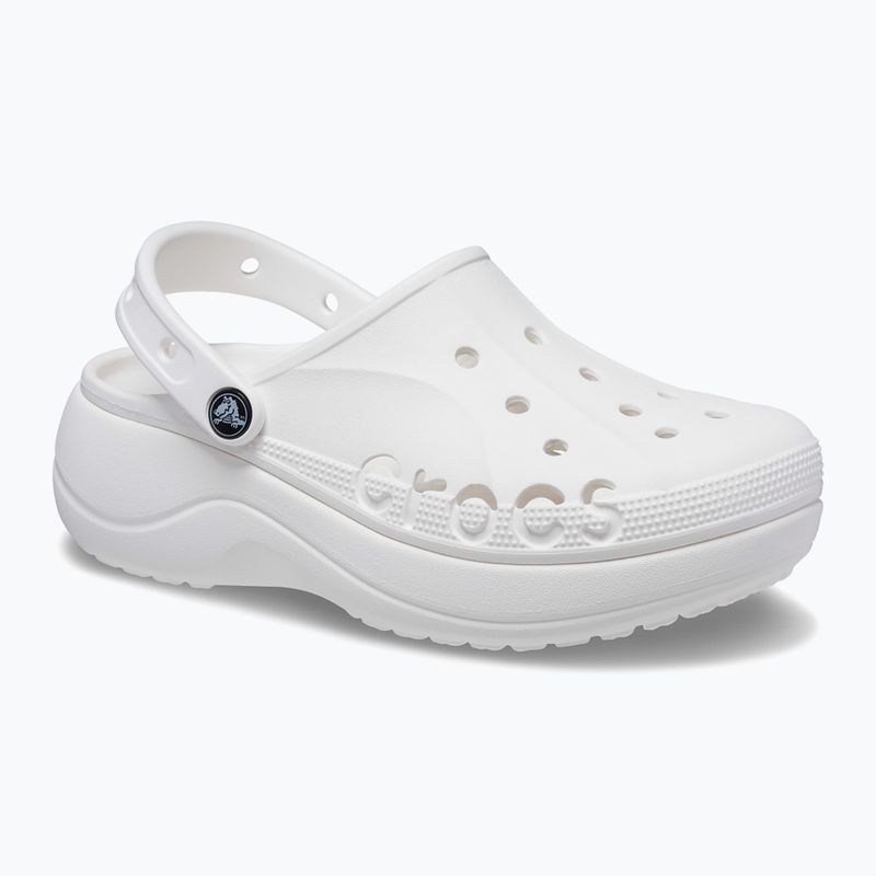 Crocs Baya Platform Clog white 9