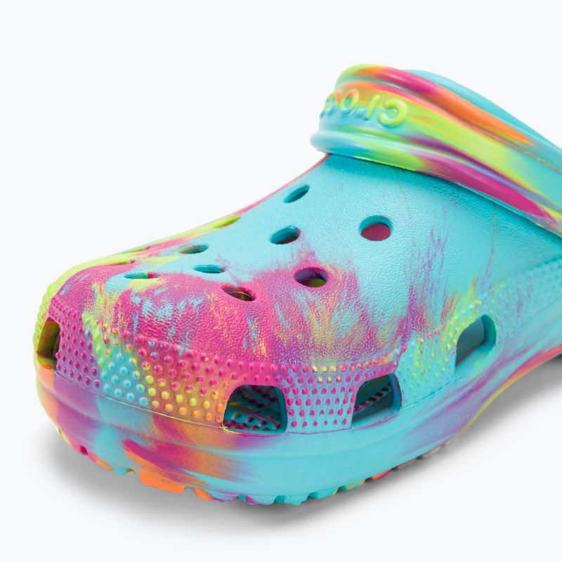 Crocs Classic Marbled Clog slides neptune/multi 8