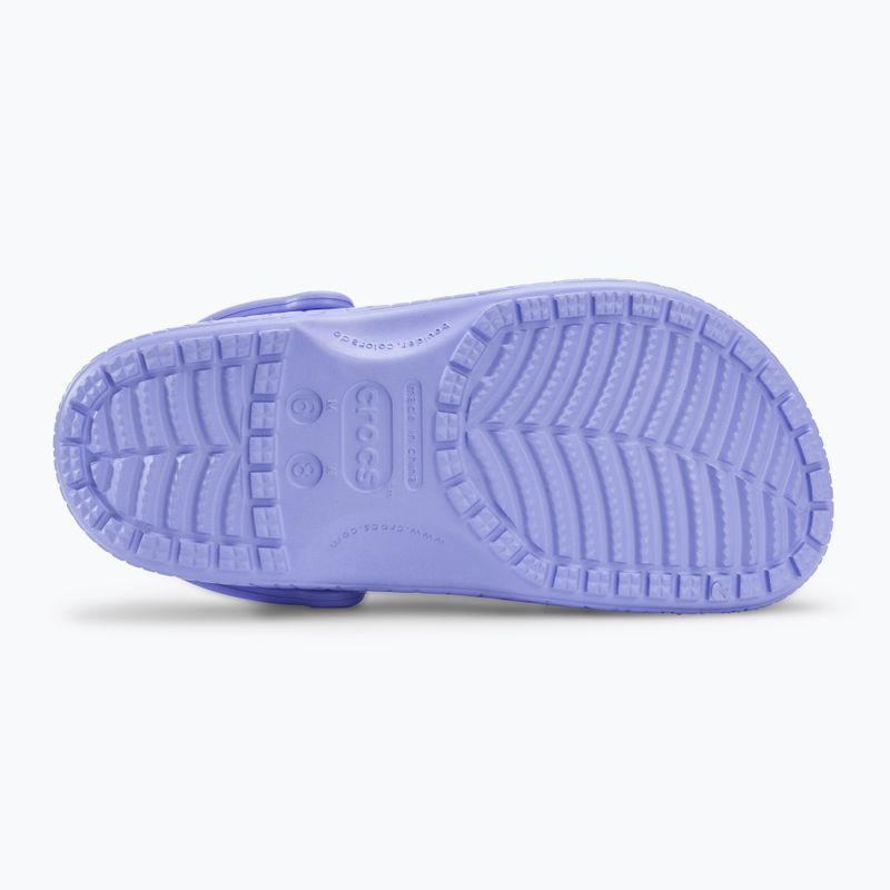 Crocs Classic Crocskin moon jelly slides 5