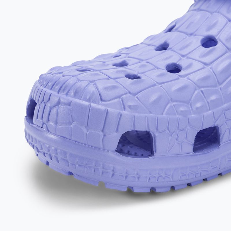 Crocs Classic Crocskin moon jelly slides 8