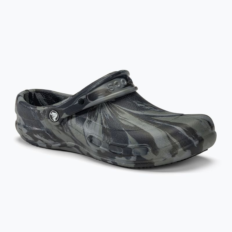 Crocs Bistro Work Graphic Clog deep navy/multi slides 2