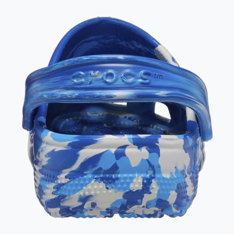 Crocs Classic Marbled Clog blue bolt/multi slides 11