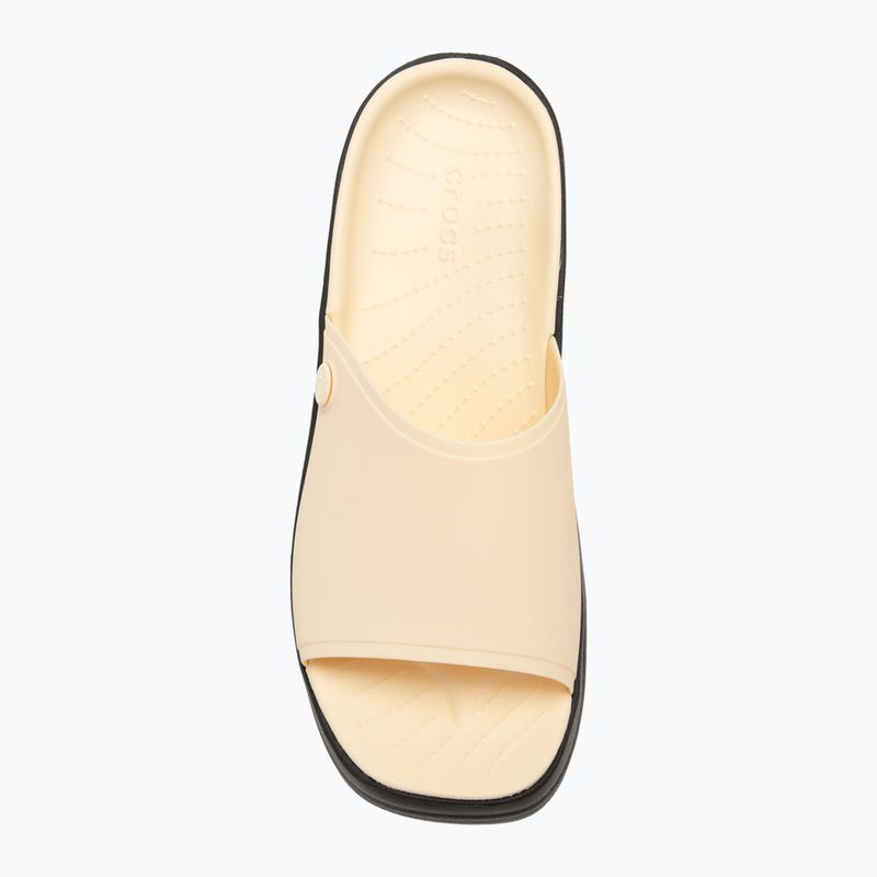 Women's Crocs Skyline Slide vanilla/black slides 5