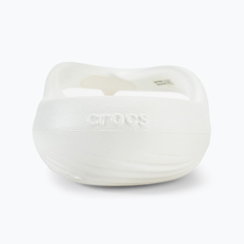 Crocs Mellow Recovery white flip flops 6