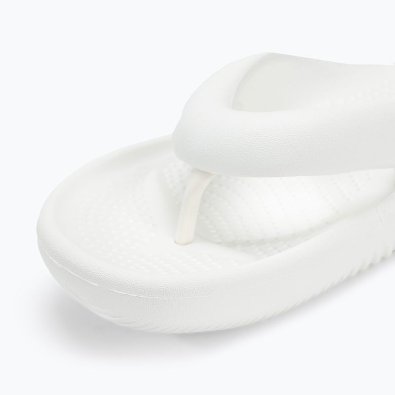 Crocs Mellow Recovery white flip flops 7