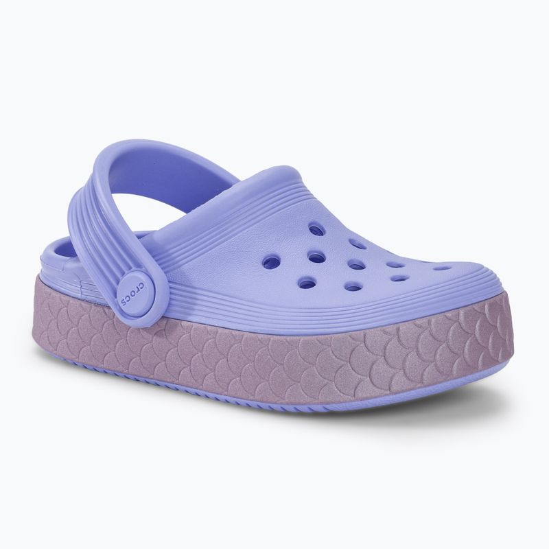 Crocs Off Court Reflect Mermaid moon jelly/multi children's slides 2