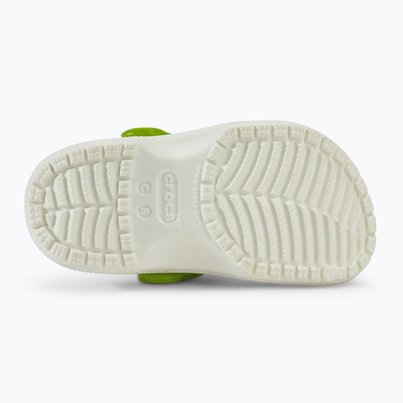 Crocs Classic Glow Alien multicolor children's slides 5