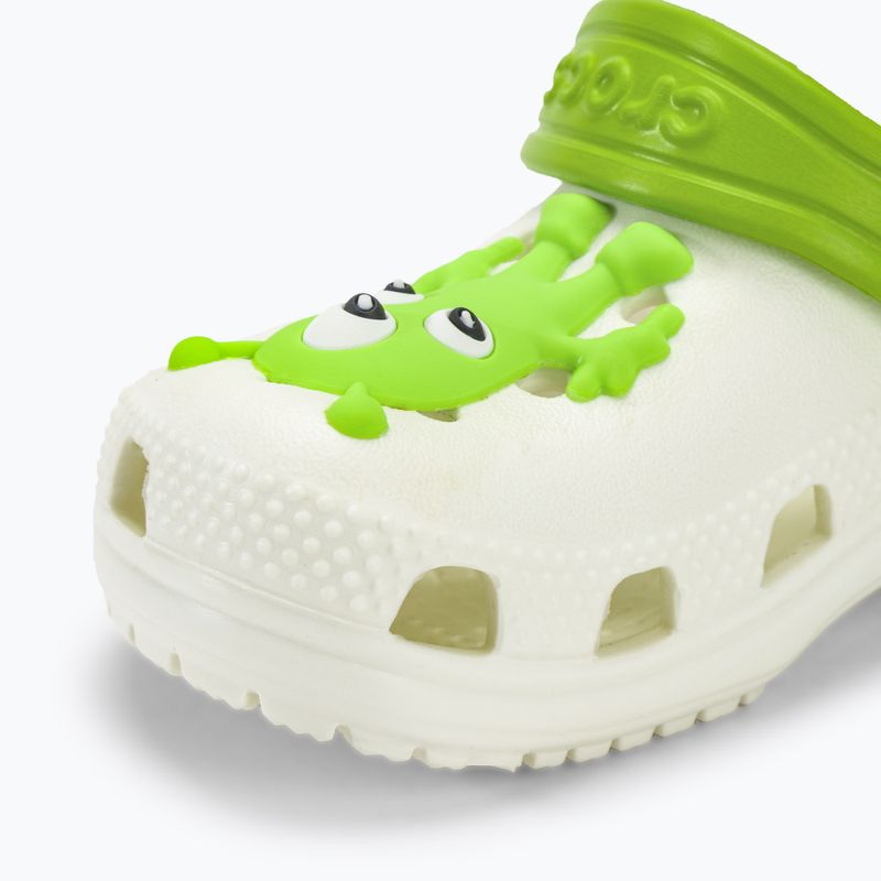 Crocs Classic Glow Alien multicolor children's slides 8