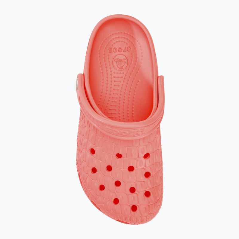 Crocs Classic Crocskin guava slides 6