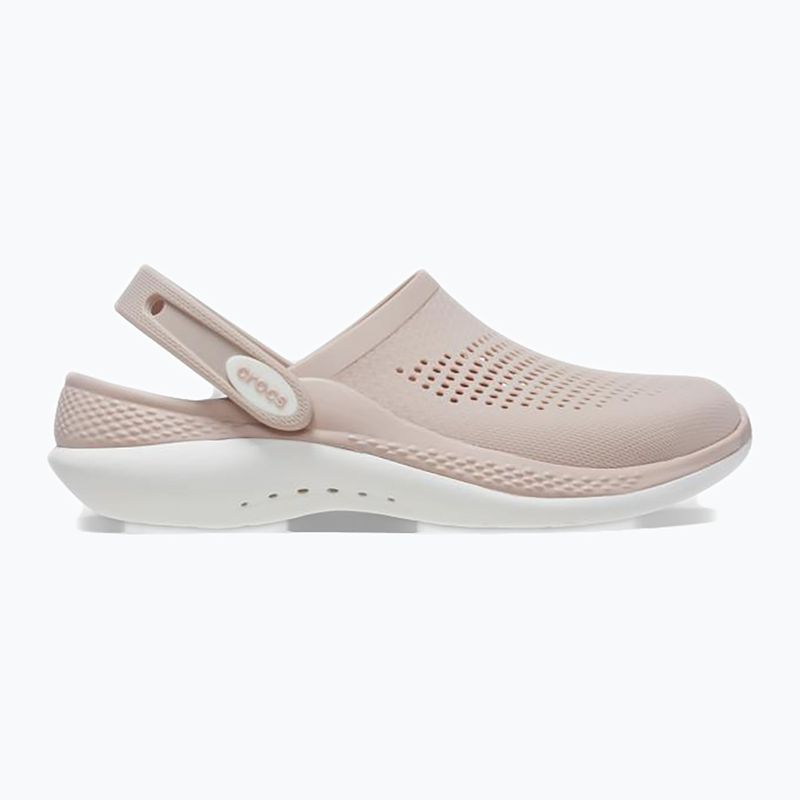 Women's Crocs LiteRide 360 Clog pink clay/white slides 2