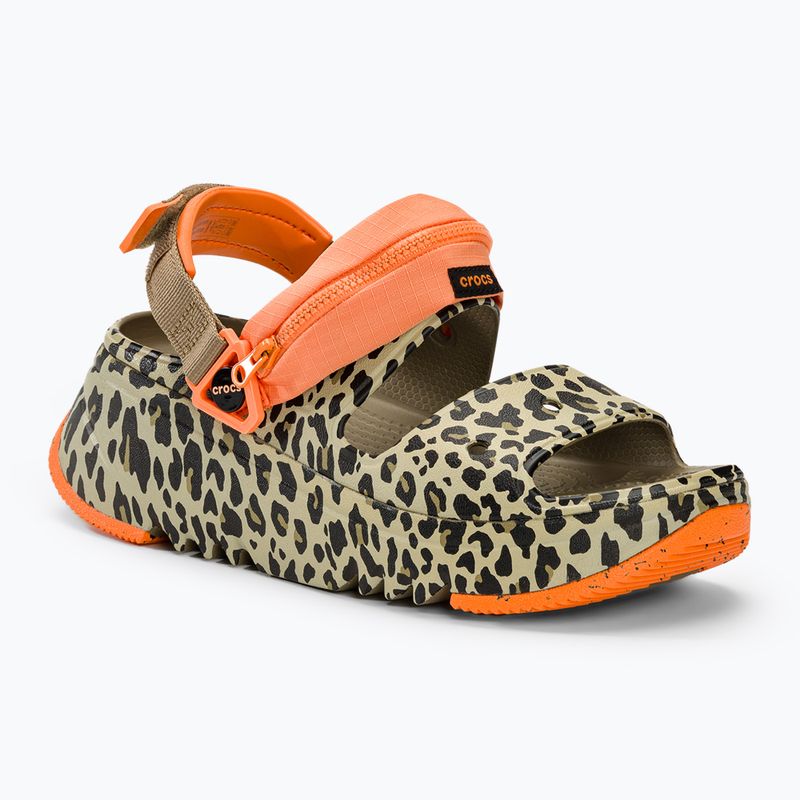 Crocs Hiker Xscape Animal khaki/leopard sandals