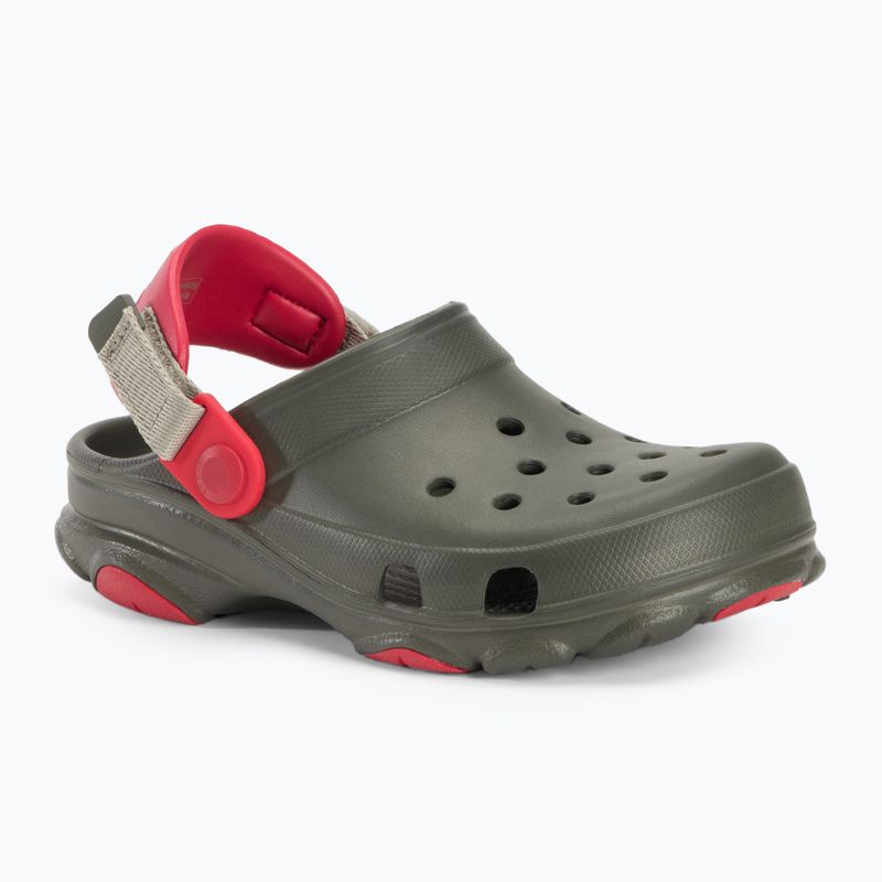 Crocs All Terrain Kids dusty olive slides 2