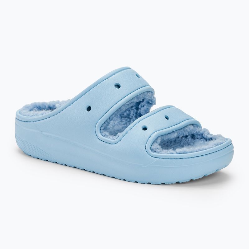 Crocs Classic Cozzzy blue calcite slides