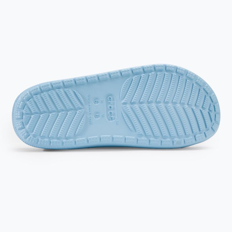 Crocs Classic Cozzzy blue calcite slides 4