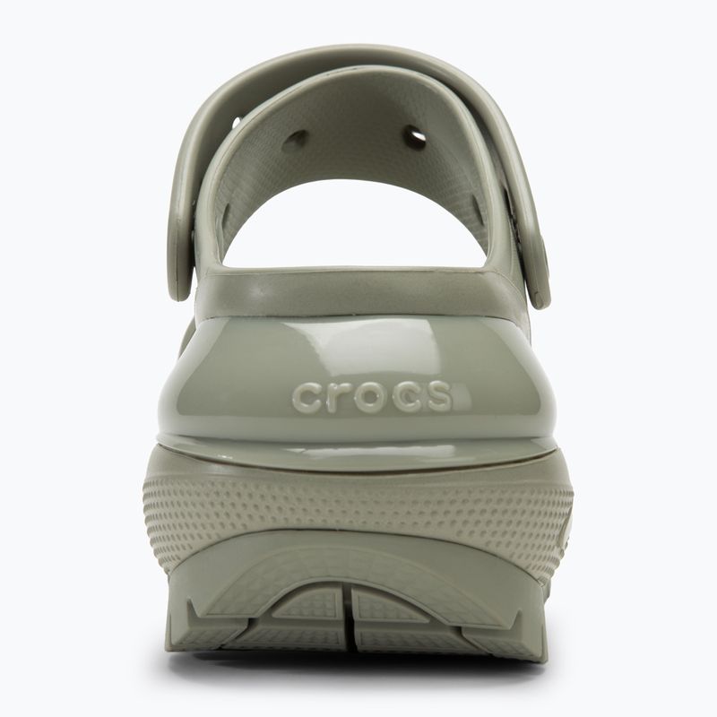Women's Crocs Mega Crush elephant grey sandals 7