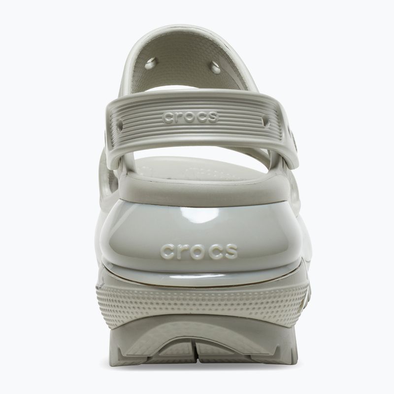 Women's Crocs Mega Crush elephant grey sandals 11
