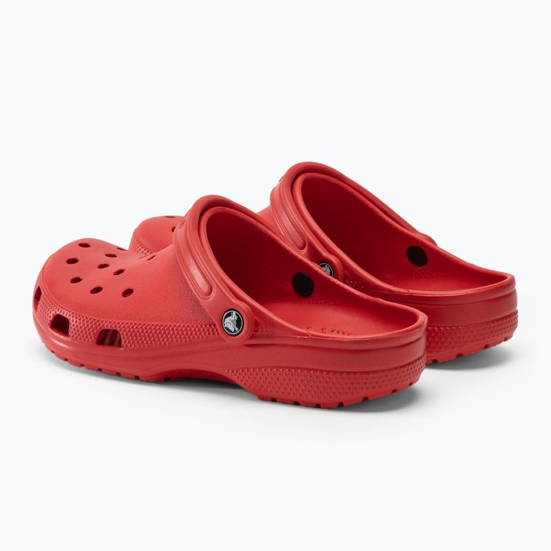 Men's Crocs Classic varsity red flip-flops 5