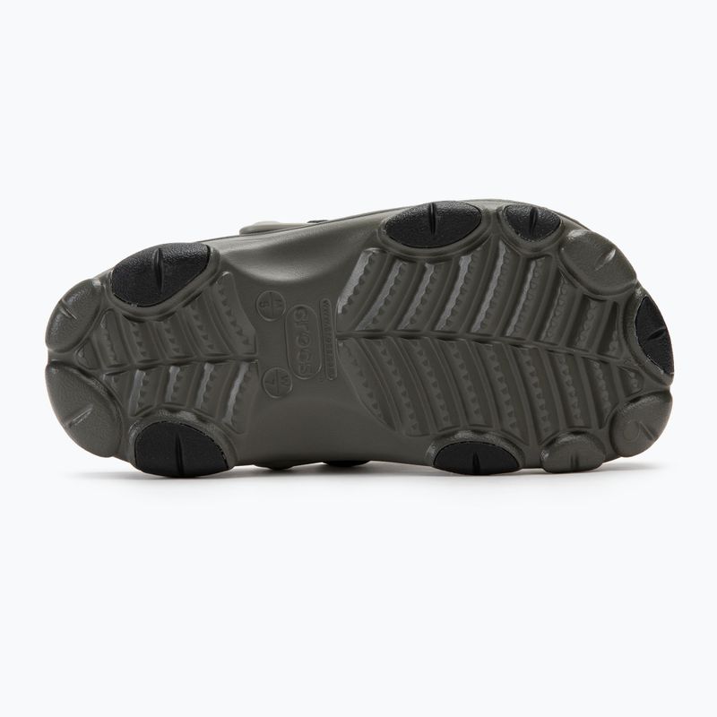 Crocs All Terrain dusty olive/multicolor slides 5