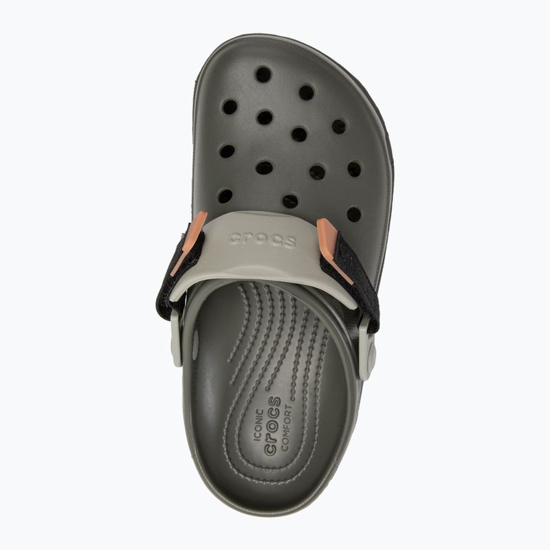Crocs All Terrain dusty olive/multicolor slides 6