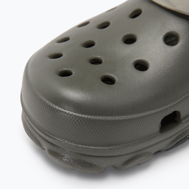 Crocs All Terrain dusty olive/multicolor slides 8