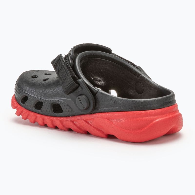 Crocs Duet Max II Clog Toddler slides black/varsity red 4