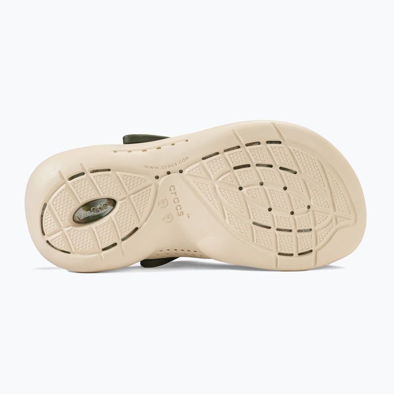 Crocs LiteRide 360 Marbled Clog army green/multi slides 5