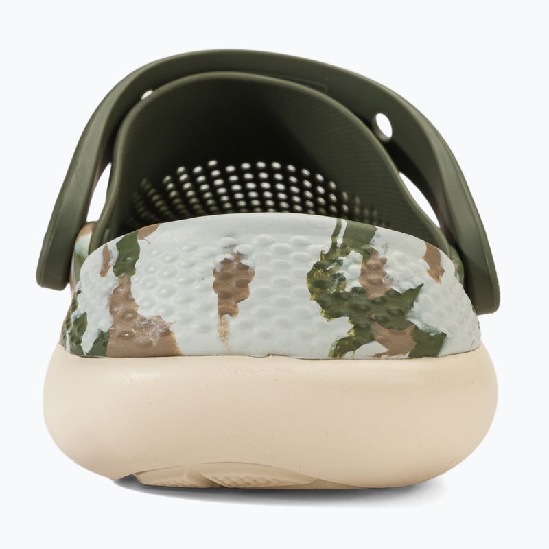 Crocs LiteRide 360 Marbled Clog army green/multi slides 7