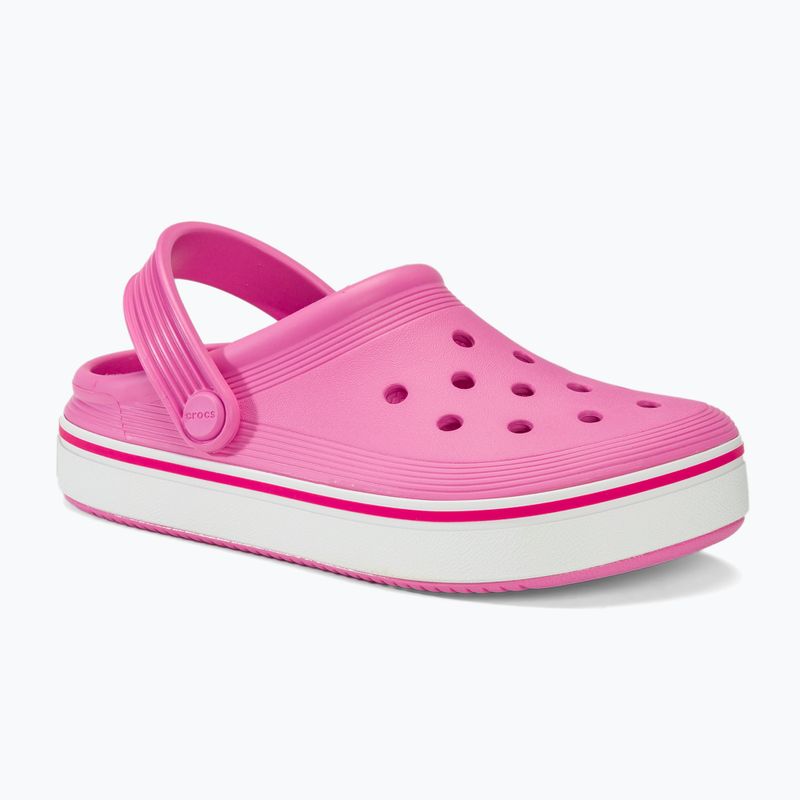 Crocs Crocband Clean Off Court Clog taffy pink children's clogs 2