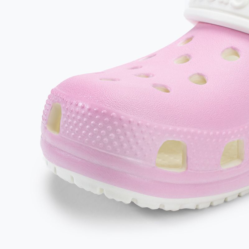 Crocs Classic Glow in the Dark flamingo children's slides 8