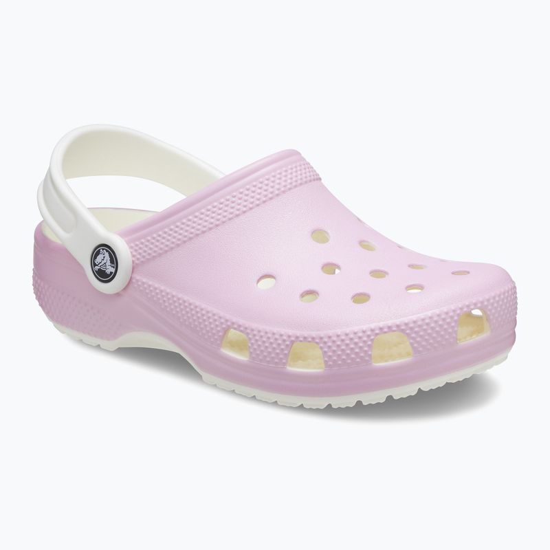 Crocs Classic Glow in the Dark flamingo children's slides 9