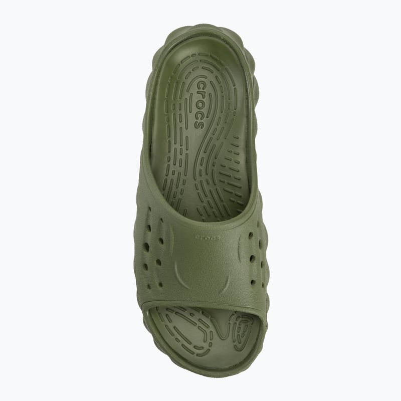 Crocs Echo Slide army green slides 5