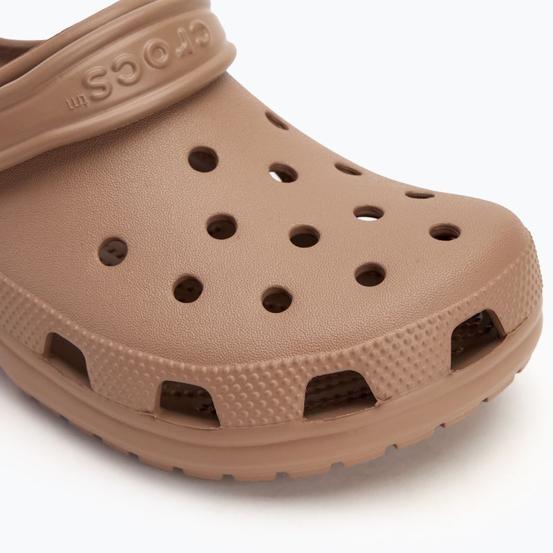 Crocs Classic latte slides 8