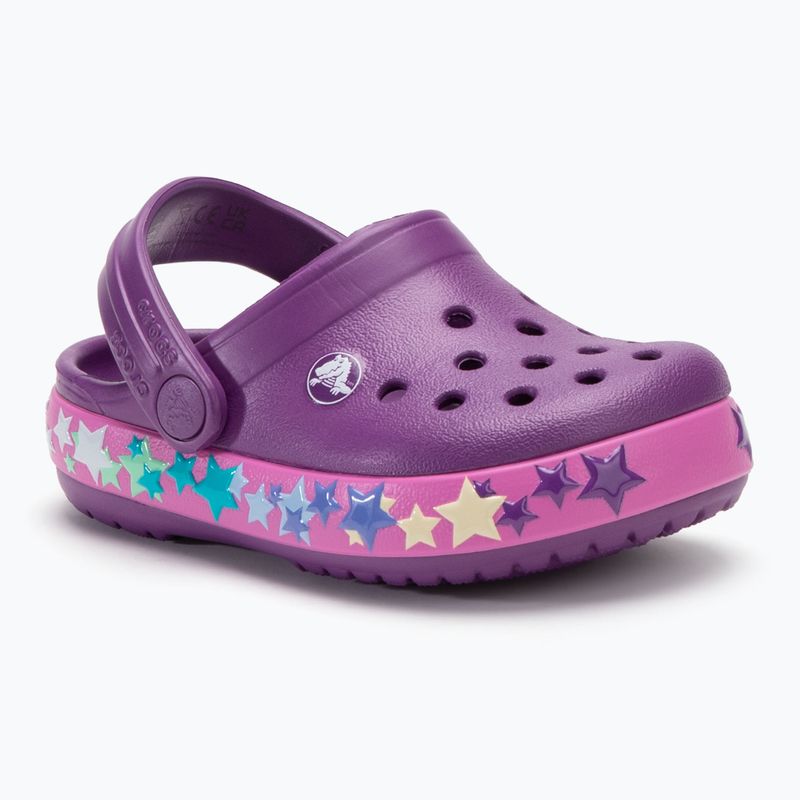 Crocs Crocband Lights Clog Toddler amethyst slides 2