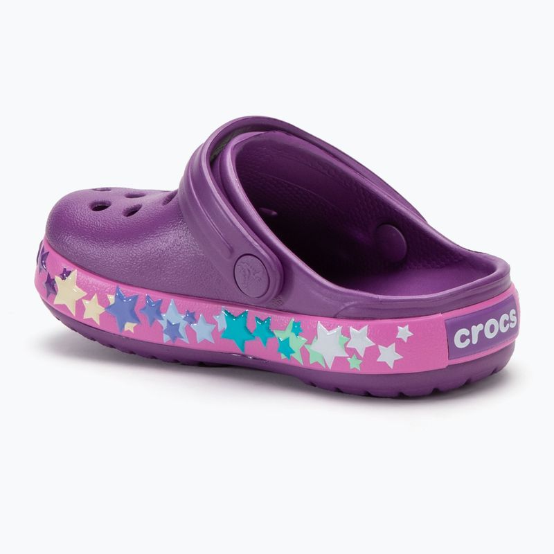Crocs Crocband Lights Clog Toddler amethyst slides 4