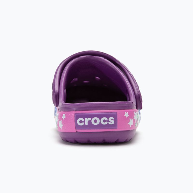 Crocs Crocband Lights Clog Toddler amethyst slides 7