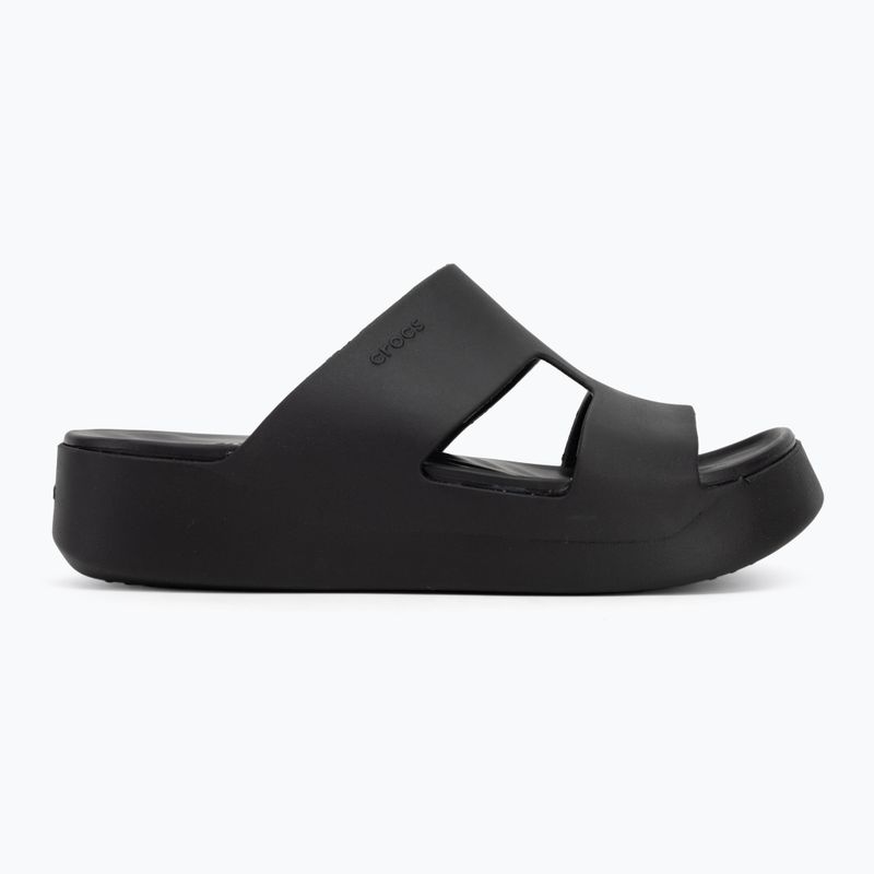 Women's clogs Crocs Gateway Platform H-Strap black 2
