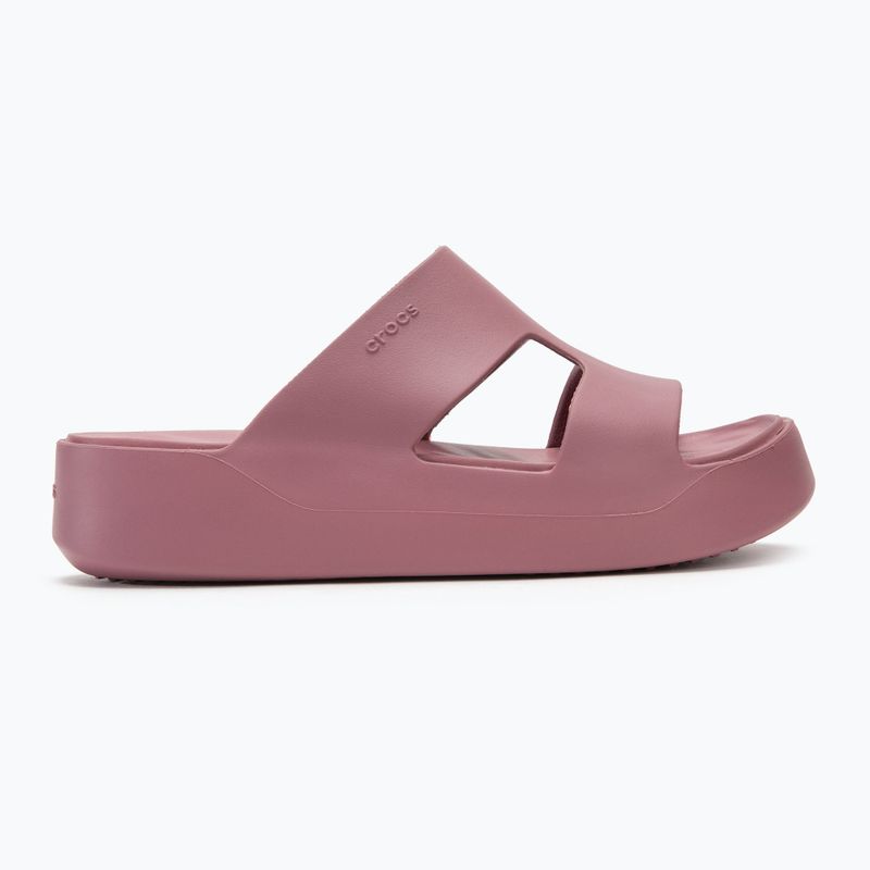 Women's Crocs Gateway Platform H-Strap slides cassis 2