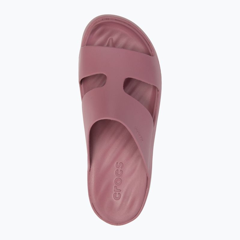 Women's Crocs Gateway Platform H-Strap slides cassis 5
