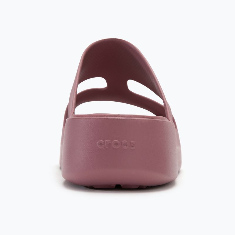 Women's Crocs Gateway Platform H-Strap slides cassis 6